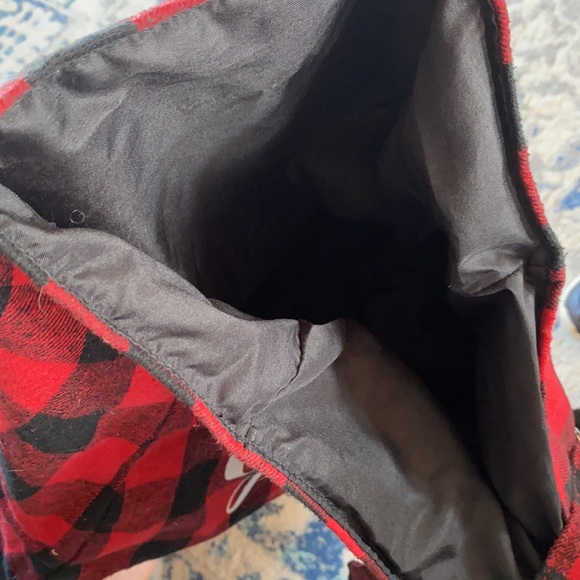 Buffalo plaid shoulder tote bag - Picture 2 of 2